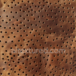 seamless Seamless Aged Brown Leather PBR Texture with Perforation and Natural Grain texture 8k free download PBR