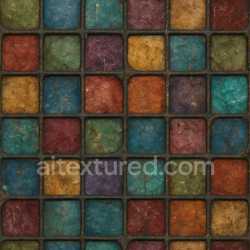 seamless Worn Stained Glass Texture Seamless texture 8k free download PBR