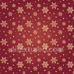 seamless Seamless 3D PBR Christmas Glitter Texture with Gold Snowflakes on Red Background texture 8k free download PBR