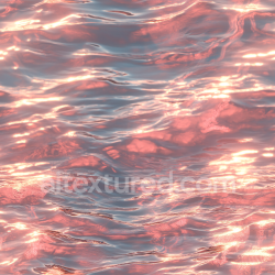 seamless Seamless 3D Water PBR Texture Featuring Reflective Pink-Tinted Gentle Waves texture 8k free download PBR