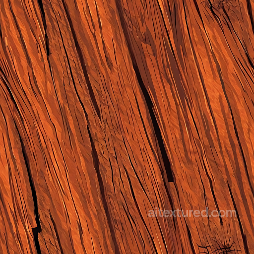 Rustic Split Wood Seamless Texture with Deep Grain and Natural Weathering seamless Wood PBR texture