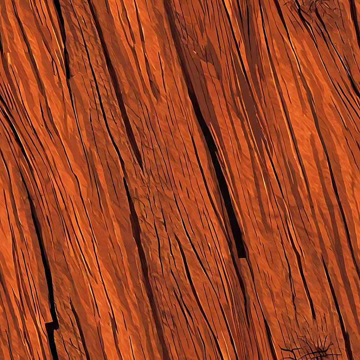 Rustic Split Wood with Deep Grain and Natural Weathering seamless PBR texture preview