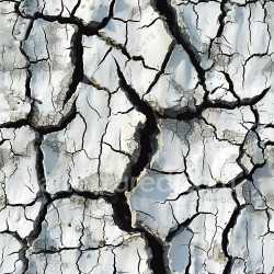 seamless Seamless 3D Cracked and Holed White Paint PBR Texture with Large Fractures and Peeling Surface texture 8k free download PBR