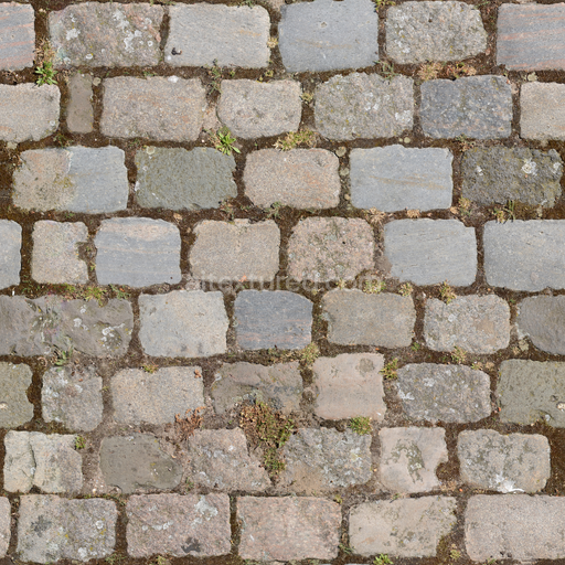 Cobblestone Old Moss — Cobblestone Color Cobblestone Old Moss Pavement — PBR seamless 3D texture