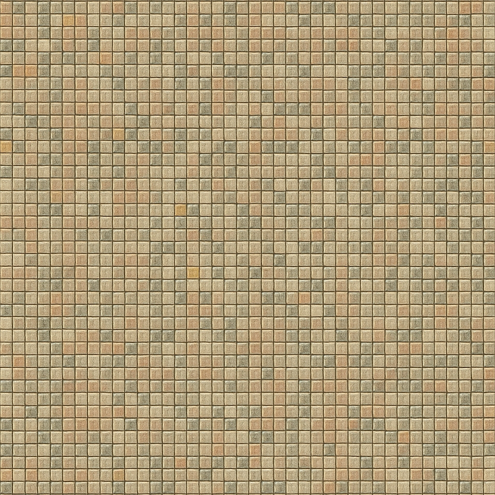 Fine Mosaic Tile seamless PBR texture preview