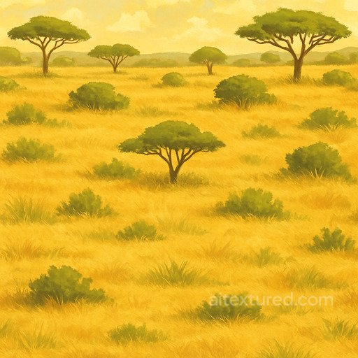Bright Savanna Texture seamless Grass PBR texture