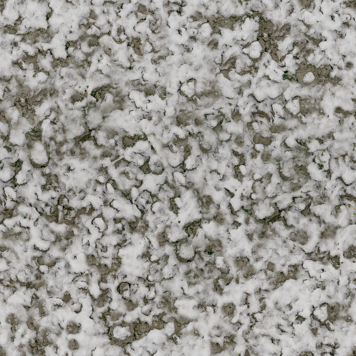 Snow Uneven Rough seamless PBR texture preview