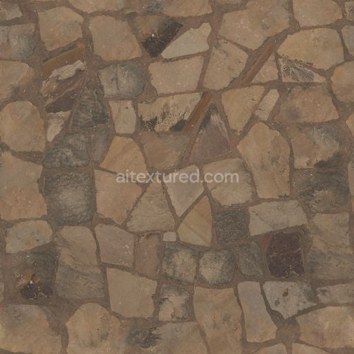 Weathered Rock Pathway — Stone Pathway Rock Pathway Path — PBR seamless 3D texture