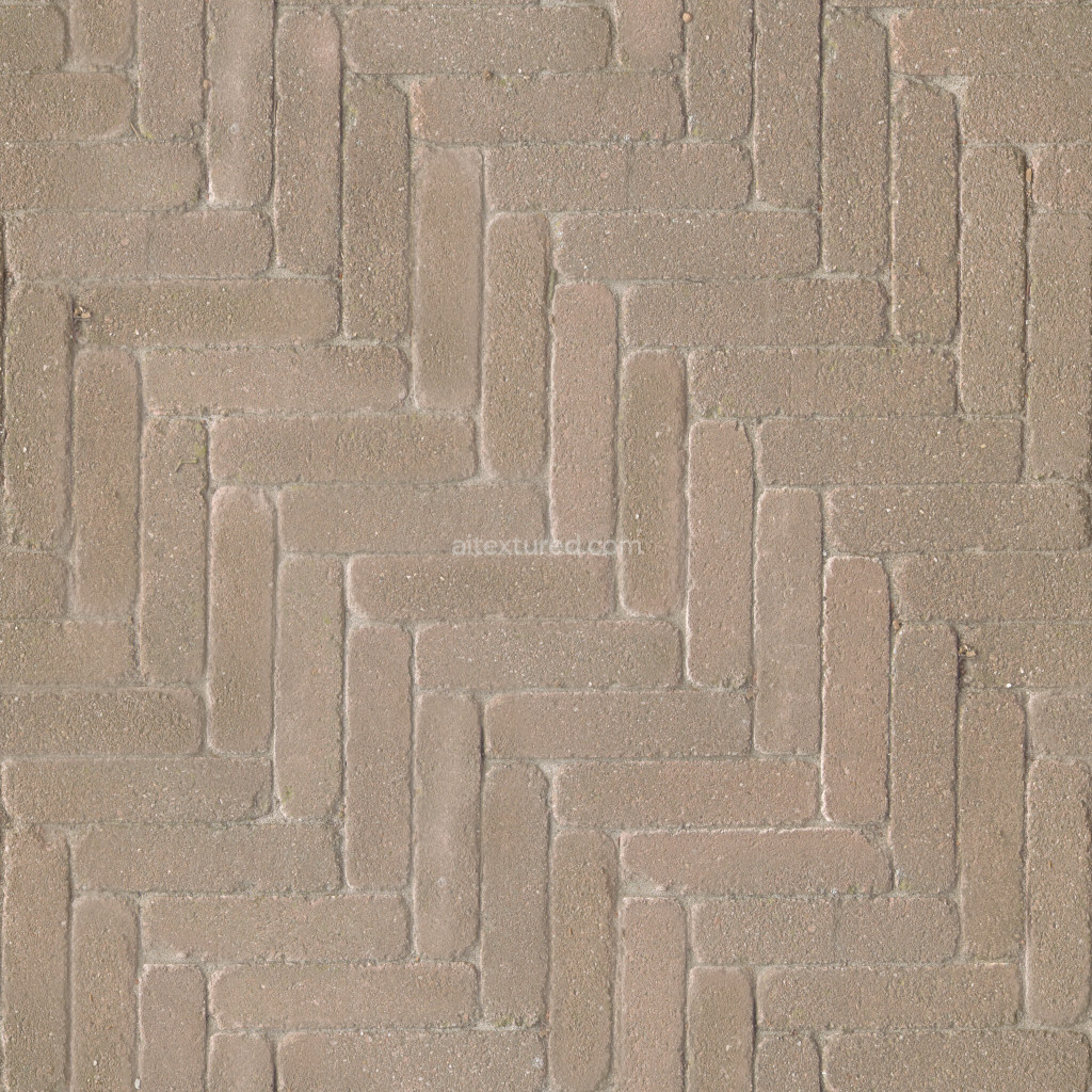 Seamless paving stones texture for 3D modeling