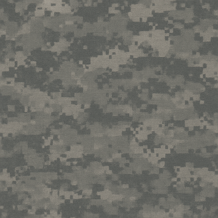 Digital Camo Fabric With Pixelated Micro Pattern seamless PBR texture preview