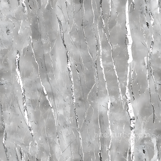 Gray Marble PBR Texture with Elegant Silver Streaks and Polished Finish seamless Marble PBR texture