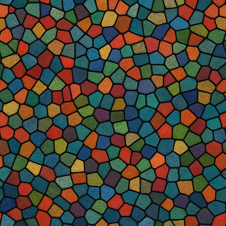 Fine Stained Glass seamless PBR texture preview