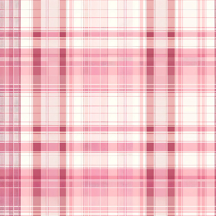 Soft Pink Plaid Fabric Pattern seamless PBR texture preview