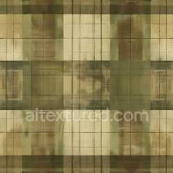 seamless Seamless 3D PBR Plaid Fabric Texture Featuring Muted Earthy Greens and Beige texture 8k free download PBR