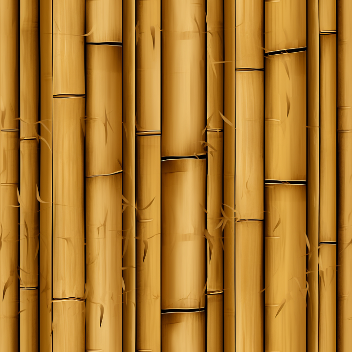 Bamboo Featuring Natural Golden Bamboo Culms seamless PBR texture preview