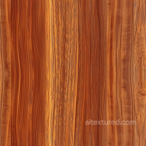 Dark Teak Wood Planks Seamless Texture with Prominent Grain seamless Wood PBR texture