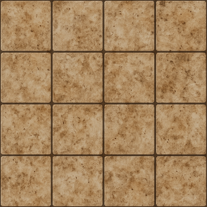 Dirty Glazed Ceramic Tile seamless PBR texture preview