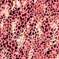 seamless Seamless 3D PBR Leopard Print Fabric Texture with Pink Background and Brown Spots texture 8k free download PBR