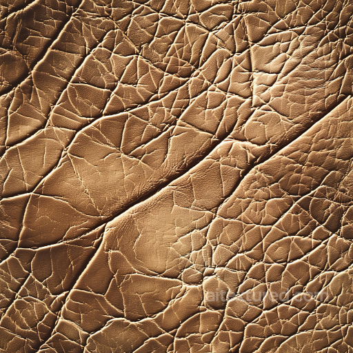 Cracked Brown Leather Seamless Texture with Deep Wrinkles seamless Leather PBR texture