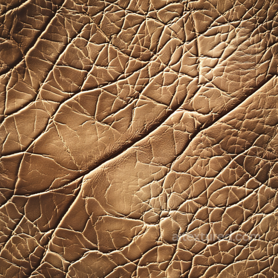 Cracked Brown Leather Seamless Texture with Deep Wrinkles Leather texture preview