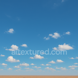 seamless Seamless 8k PBR 3d texture of desert sky with clear blue horizon and minimal cloudscape texture 8k free download PBR
