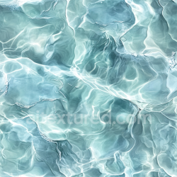 seamless Seamless 3D PBR Texture of Clear Water Surface with Gentle Wave Patterns and Light Caustics texture 8k free download PBR