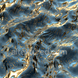 seamless Seamless 3D PBR Metallic Reflective Water Texture with Dynamic Surface Waves texture 8k free download PBR