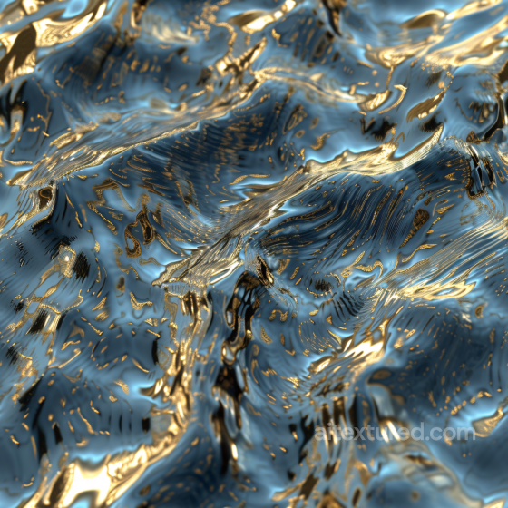 Metallic Reflective Water Texture with Dynamic Surface Waves Water texture preview
