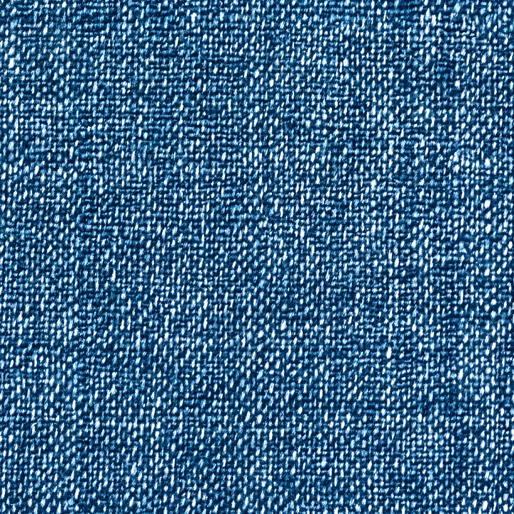 Blue Denim Fabric with Worn Cracks and Tiny Holes seamless PBR texture preview