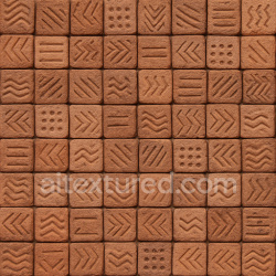 seamless Patterned Clay Brick Texture Seamless 1024X1024 texture 1024x1024 free download PBR