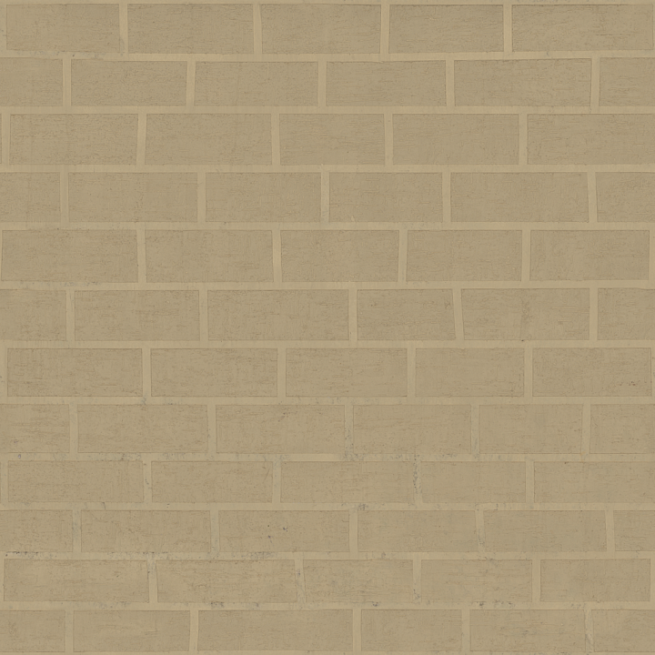 Plaster Brick Pattern - Coarse Blocks Brick Weathered Wall Plastered seamless PBR texture preview