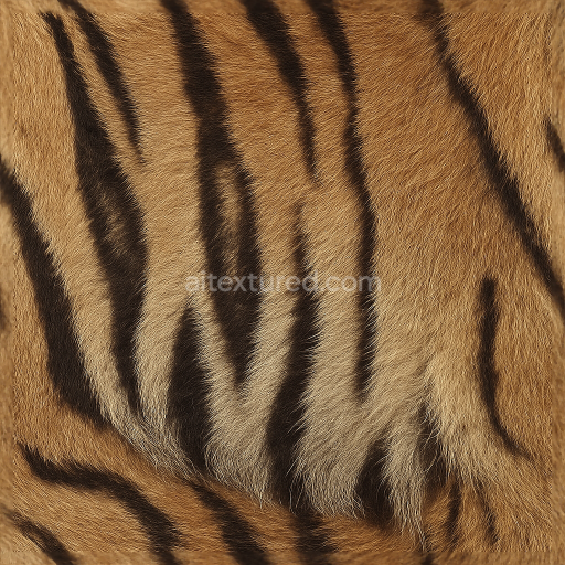 Seamless 3d texture pbr 8k striped fur coarse fur mammal skin fur guard hairs tail fur whiskers mane fur