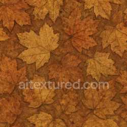 seamless Worn Autumn Leaves Texture Seamless texture 8k free download PBR