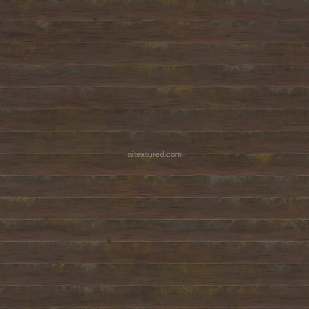 Seamless wood siding PBR texture with a weathered look