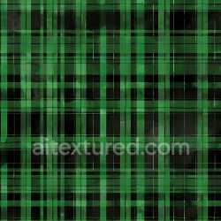 seamless Seamless 3D PBR Texture of Green and Black Plaid Fabric with Layered Brush Strokes texture 8k free download PBR