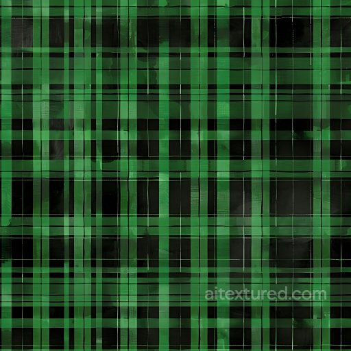 Plaid - Seamless 3D Green Painted Metal Grid PBR Texture with Matte Finish texture preview