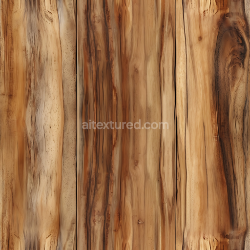 Seamless 3D Rustic Reclaimed Wood Planks PBR Texture with Natural Grain Patterns
