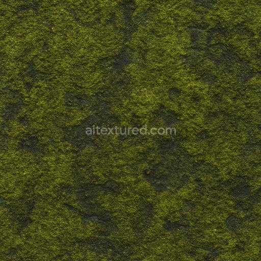 Aged Wet Moss Texture Seamless 1024X1024