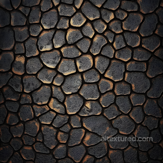 Thick Reptilian Skin Seamless Texture with Deep Scale Pattern and Fine Micro Detail Skin texture preview