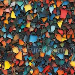 seamless Seamless 3D Broken Paint Shards PBR Texture with Multi-Color Chips and Cracked Surface texture 8k free download PBR