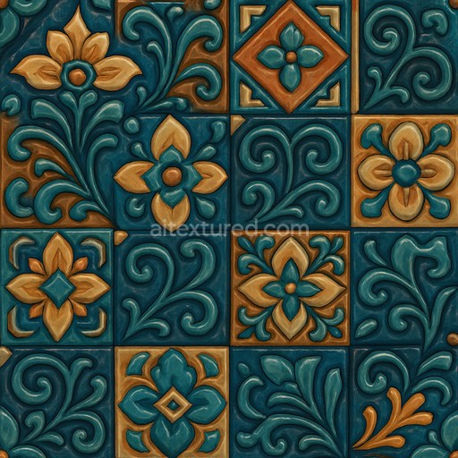 Stylized Ceramic Seamless Texture