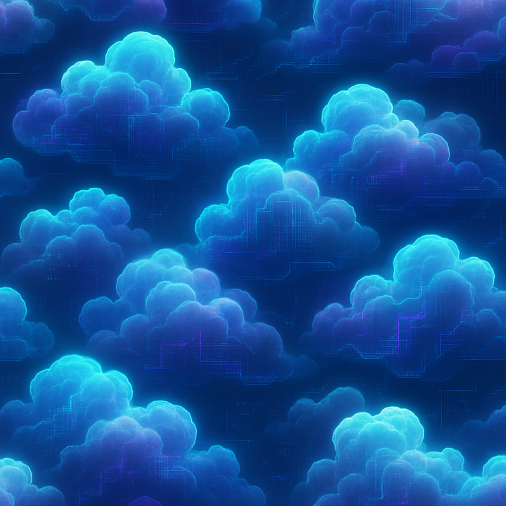 Futuristic Cloud seamless PBR texture preview