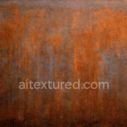 seamless Seamless 3D Rusty Metal Cracked and Pitted Holes PBR Texture in Warm Orange and Blue Tones texture 8k free download PBR