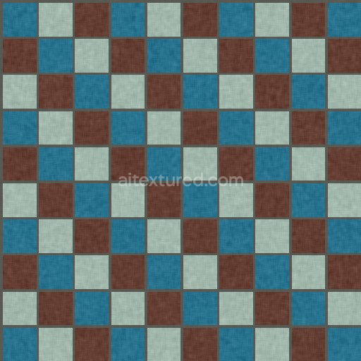Procedural Glazed Ceramic Mosaic seamless PBR texture preview