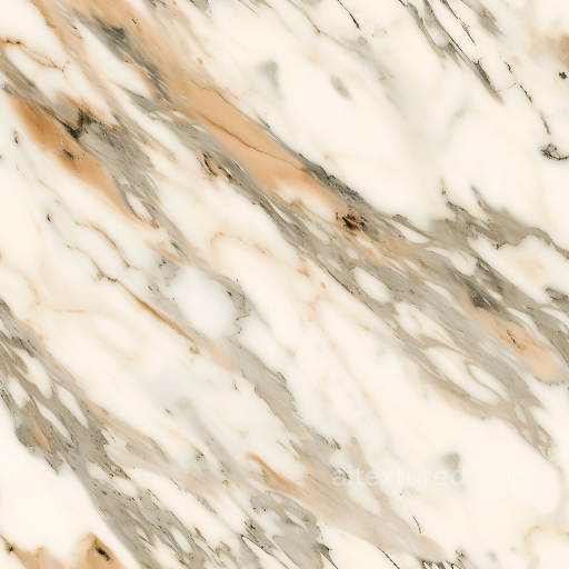 Crema Bella Marble PBR Texture with Warm Beige and gray Veins seamless Marble PBR texture