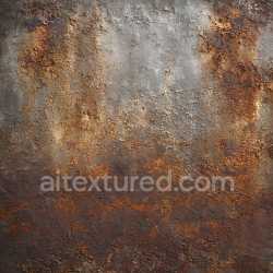 seamless Seamless 3D Rusted Metal PBR Texture Featuring Cracks, Corrosion, and Hole Details texture 8k free download PBR