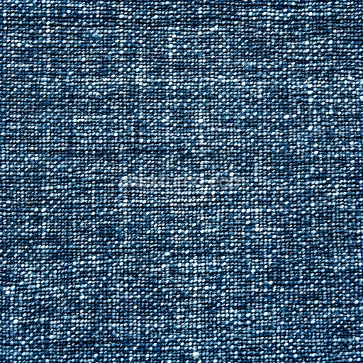 Seamless 3D Woven Denim Fabric PBR Texture with Subtle Wear Patterns and Blue-White Tones