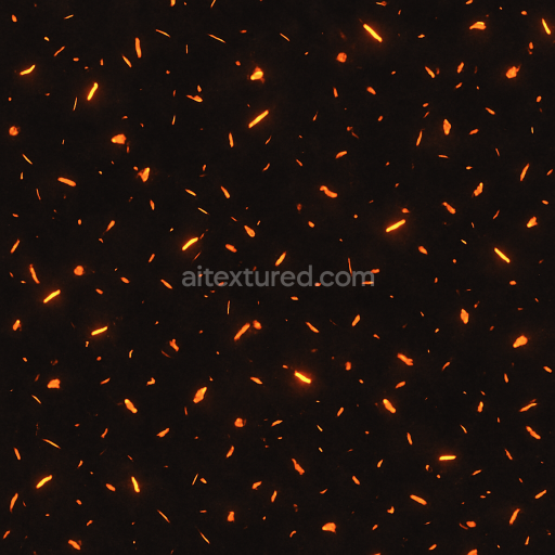 Seamless 3d texture featuring fiery sparks and ember particles from explosion in high detail 8k pbr
