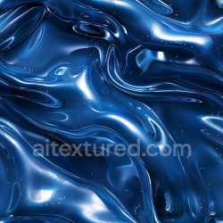 seamless Seamless 3D PBR Glossy Texture with Smooth Blue Fluid Waves and Reflective Highlights texture 8k free download PBR