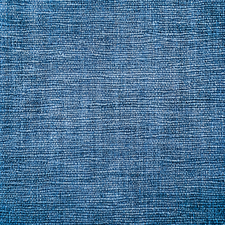 Cracked Denim Fabric with Fine Worn Weave in Blue seamless PBR texture preview